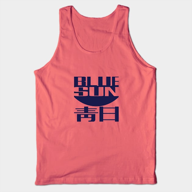 Blue Sun Tank Top by cunningmunki